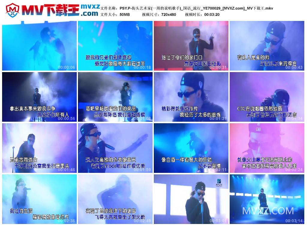 PSY.P-街头艺术家(一周的说唱歌手)_国语_流行_YE700029